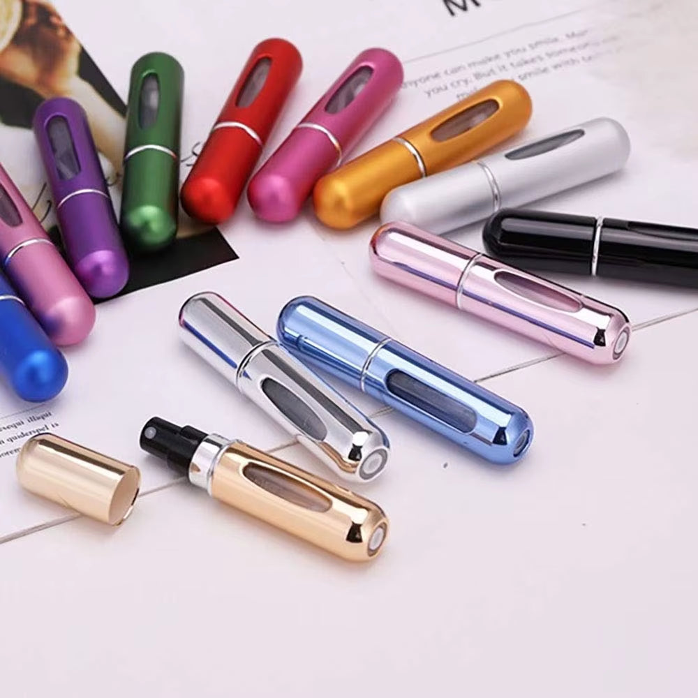 Refillable Mini Perfume Bottle Portable Cosmetic Bottle Spray Bottle Atomizer Spray Container Travel Refillable Bottles 8Ml /5Ml